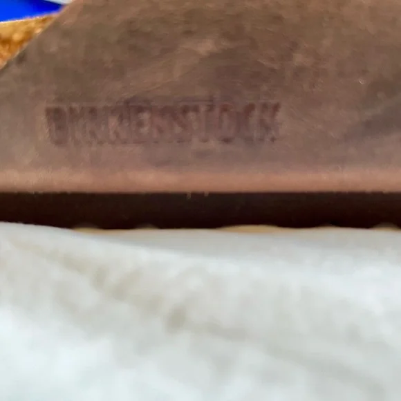 Birkenstock Arizona Habana Oiled Leather Sandals- classic cork footbed- NARROW - Picture 4 of 6